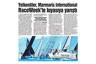 Yelkenliler, Marmaris Race Week'te kıyasıya yarıştı - Bursa Kent Gazetesi